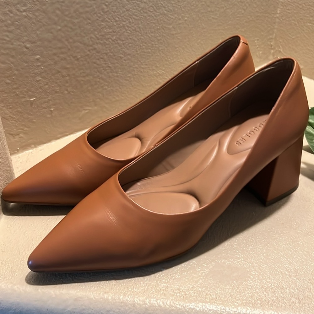 Aerosoles leatherr pumps shoes - Picture 6 of 11
